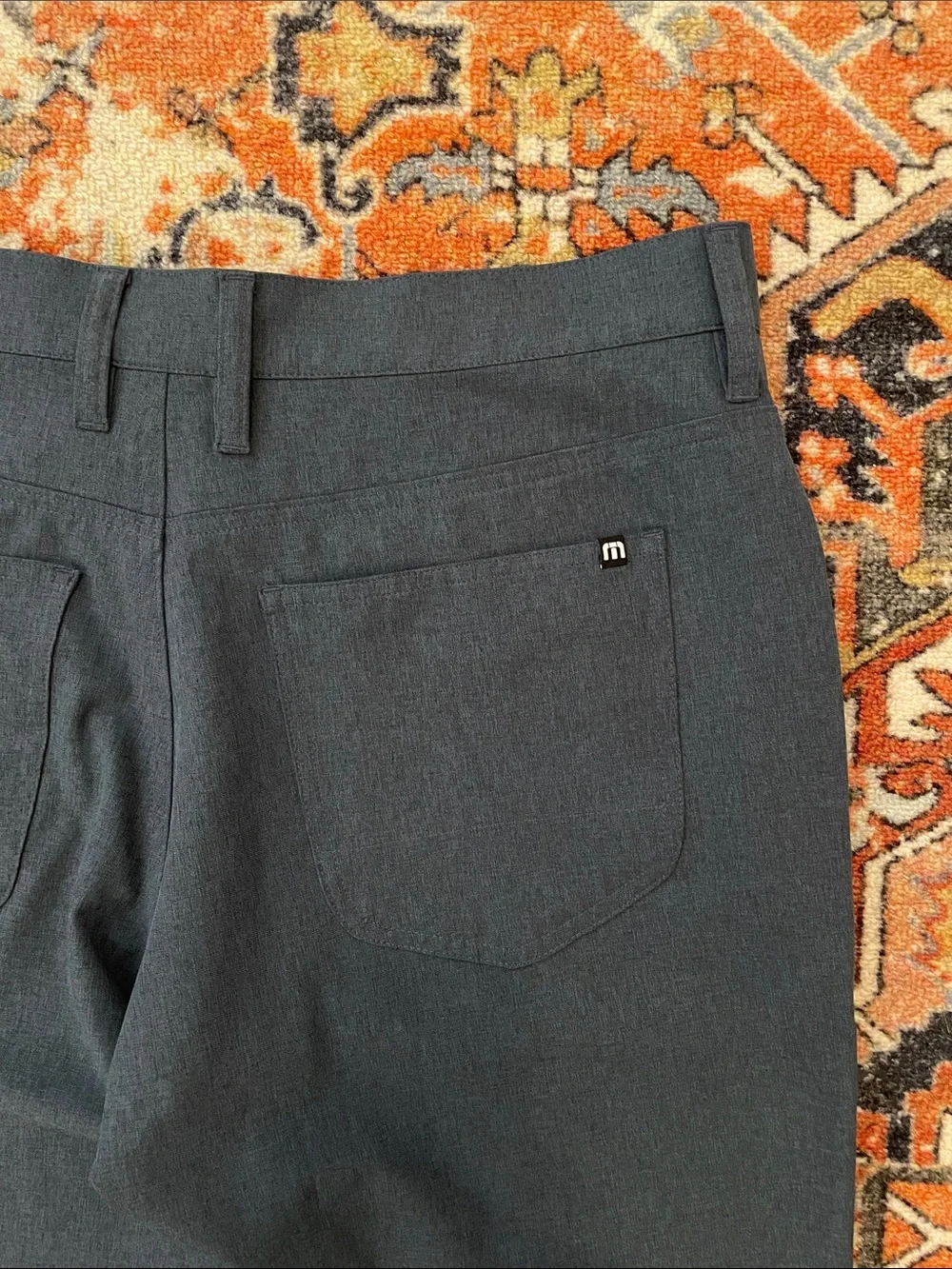 Travis Mathew Men's Open To Close 2.0 Pants Blue Pants | Size 34